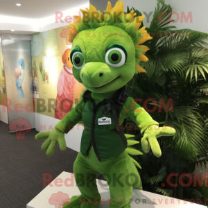 Forest Green Geckos mascot...