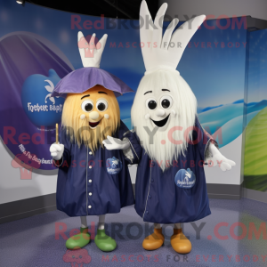 Navy Onion-mascottekostuum...