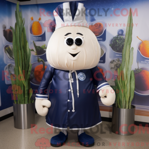 Navy Onion mascot costume...