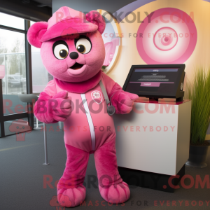 Pink Chief mascot costume...