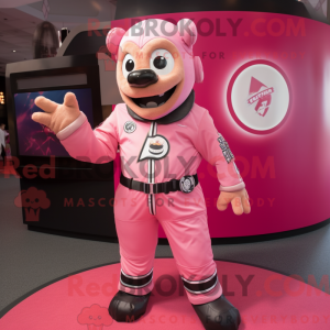 Pink Chief-maskotdraktfigur...