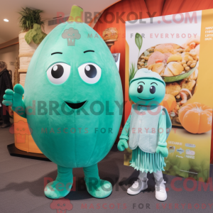 Turquoise Melon mascot...