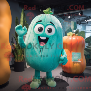 Turquoise Melon mascot...