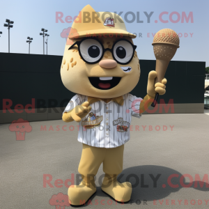 Gold Ice Cream mascot...