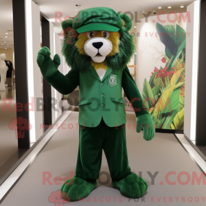 Forest Green Lion mascot...