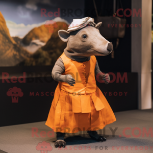 Rosttapir Maskottchen...
