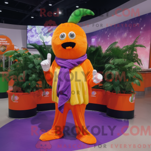 Orange Grape maskot kostume...