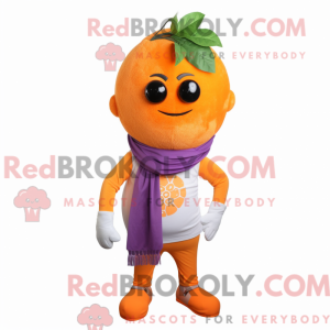 Orange Grape mascot costume...