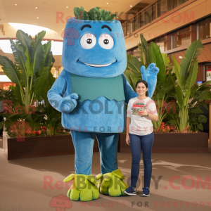 Blue Caesar Salad mascot...