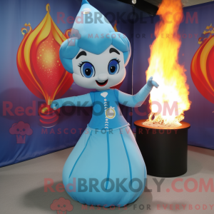 Sky Blue Fire Eater máscara...