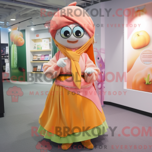 Peach Alliance mascot...