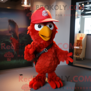Red Canary maskotdraktfigur...