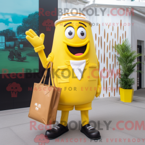 Yellow French Fries mascot...