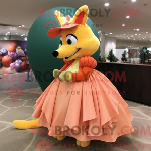 Peach Dingo maskot kostume...