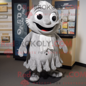 Gray Cod mascot costume...