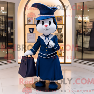 Navy Hourglass mascot...