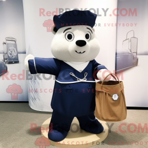 Navy Hourglass mascot...