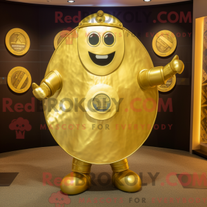 Gold Celtic Shield maskot...