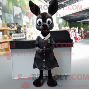 Black Roe Deer mascot...