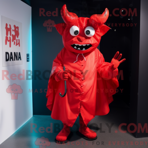 Devil mascot costume...