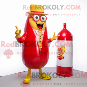 Złota butelka ketchupu...