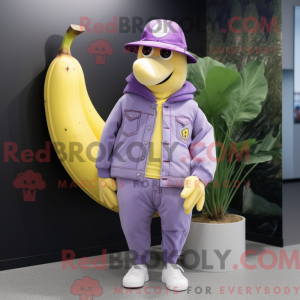 Lavendel Baa maskot kostume...