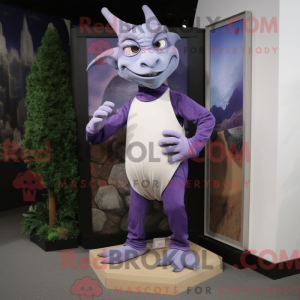 Lavender Gargoyle mascot...