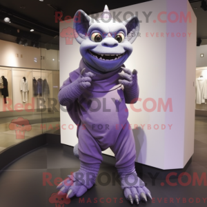Lavender Gargoyle mascot...