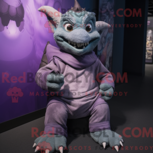 Lavender Gargoyle mascot...
