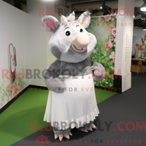 Disfraz de mascota Grey Sow...