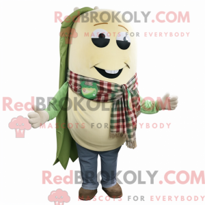 Cream Cucumber mascot...