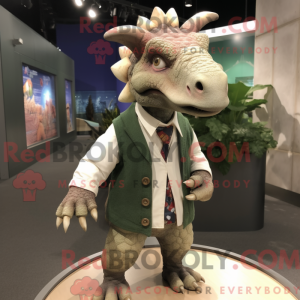 Triceratops maskot kostume...