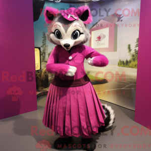 Disfraz de mascota Magenta...