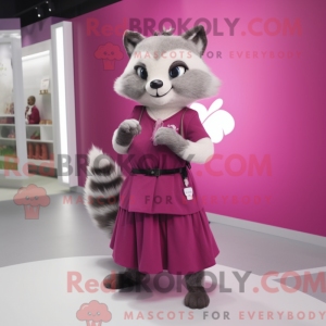 Magenta Civet maskot...