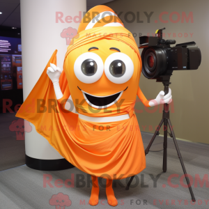 Orange Camera maskot...