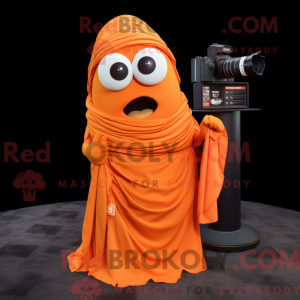 Orange Camera maskot...