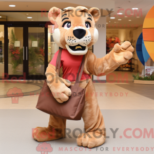 Brun Mountain Lion maskot...