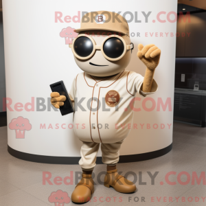 Tan Phone-maskotdraktfigur...