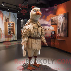 Beige Pheasant mascot...