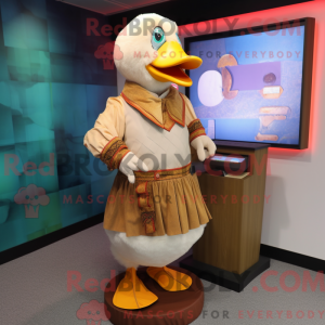Disfraz de mascota del pato...