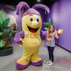 Purple Baa mascot costume...