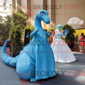 Himmelblå Brachiosaurus...
