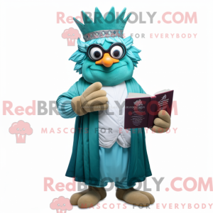 Teal King Maskottchen...