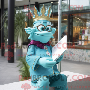 Teal King Maskottchen...