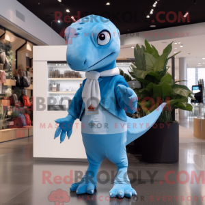 Sky Blue Dimorphodon mascot...