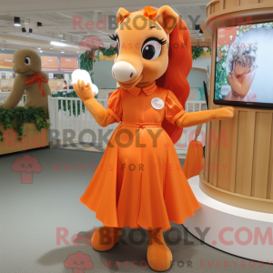 Maskottchenkostüm Orange...