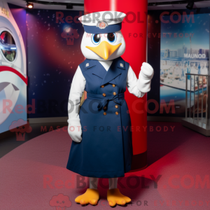 Navy Aglet mascot costume...