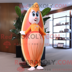 Peach Surfboard maskot...