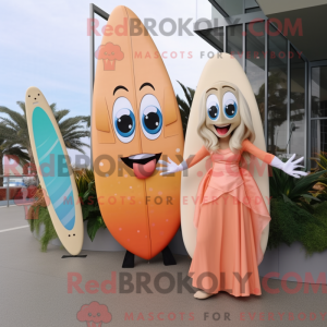 Peach Surfboard maskot...