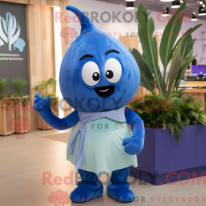 Blue Onion maskot kostume...